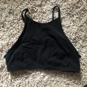High neck strappy lululemon sports bra